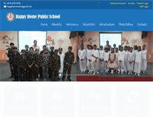 Tablet Screenshot of happyhomepublicschool.com